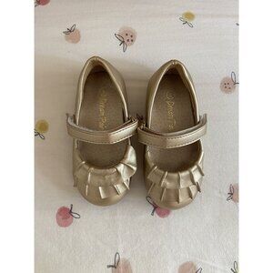 Gold Mary Jane Shoes (Infant/Toddler Size 5)